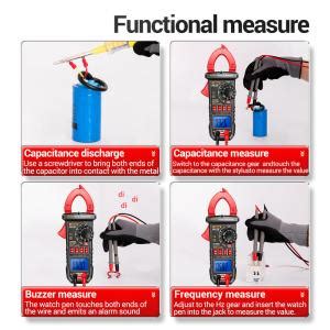 Aneng Pn Counts True Rms Ncv Automatic Digital Display Clamp