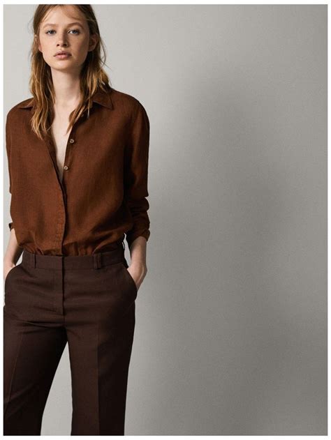 Arriba Imagen Dark Brown Blouse Outfit