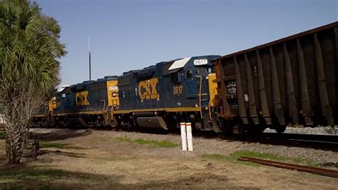 CSX O825 At Plant City With 1 Car On 2 14 10 YouTube