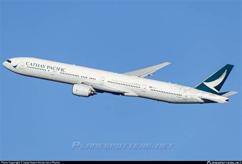 B HNK Cathay Pacific Boeing 777 367 Photo By Sung Hyean Korea Aero