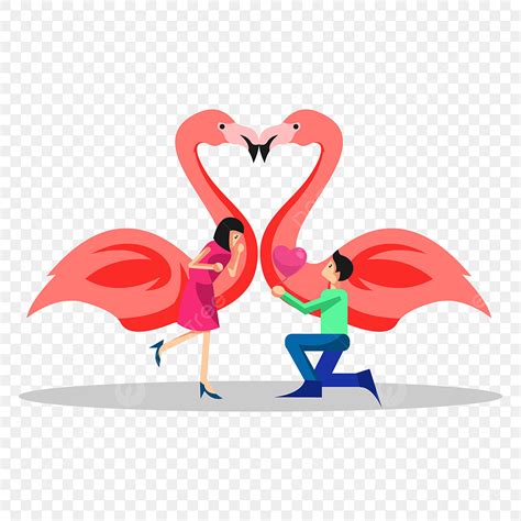 Flat Design Illustrations Vector Hd PNG Images Valentine Flat Design