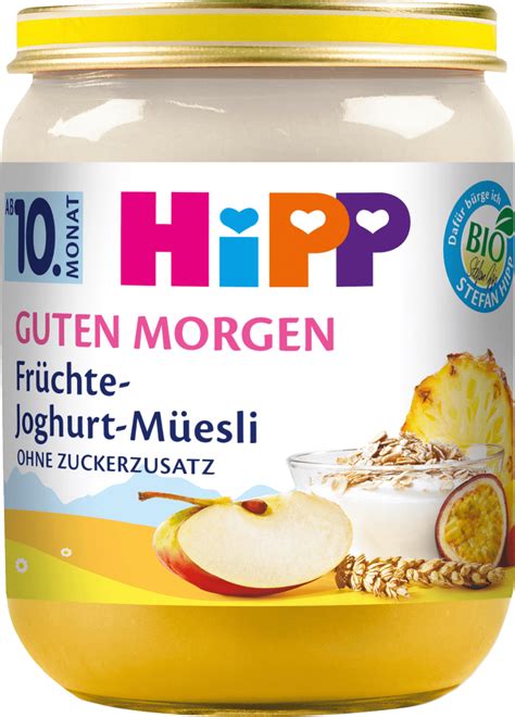 Hipp Getreidebrei Guten Morgen Früchte Joghurt Müsli ab dem 10 Monat