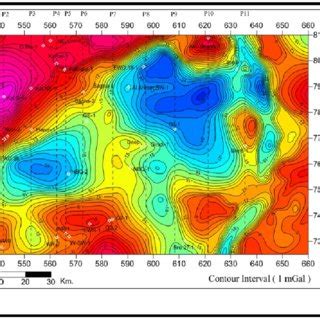 A Bouguer Gravity Anomalies Of The Caraj S Basin And Surroundings B