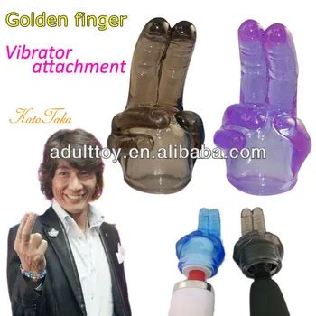 Golden Finger Squirting Tool For Men New Vibrator Attachment Adult Sex