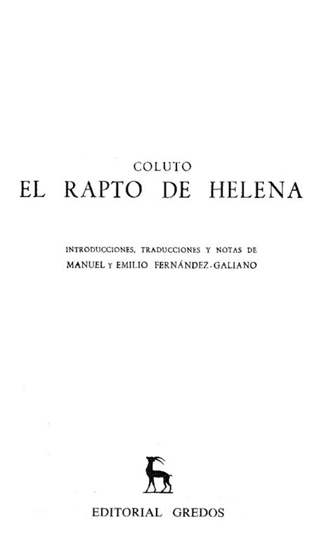 Pdf Coluto El Rapto De Helenapdf Dokumentips