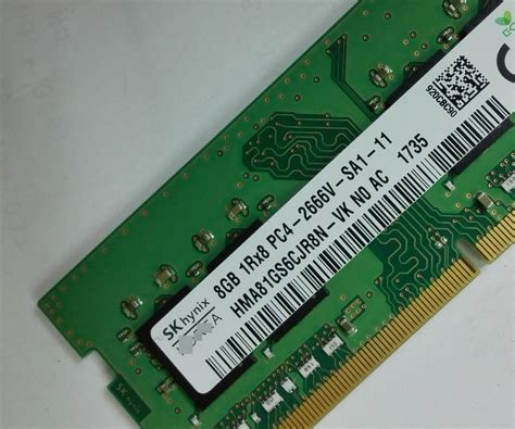 Sk Hynix Gb Ddr Laptop Sodimm Ram Rx Pc Hma Gs Cjr N