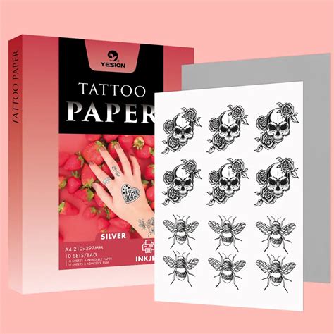 Temporary Tattoo Paper For Inkjet Printer YESION