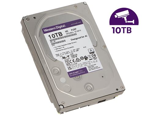 DYSK DO MONITORINGU REJESTRATORA WD PURPLE 10TB DO PRACY CIĄGŁEJ HDD 3