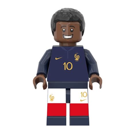 Minifigures Personalizzata Kylian Mbappé Francia Brix Planet Lego