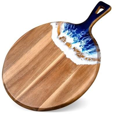 Epoxy Resin Acacia Wood Charcuterie Board Chopping Board Manufacturers