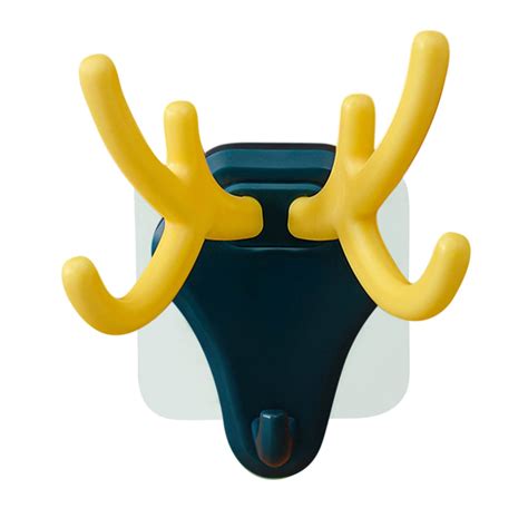 Midsumdr Shower Door Hooks Antler Hook Free Punch No Key Sticky Hook