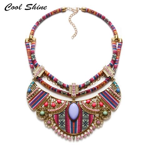 New Women Bohemian Necklaces Andpendants Multicolor Statement Choker