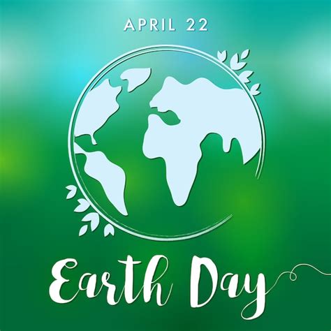 Koncepcja Kreatywnego Plakatu Banerowego Happy Earth Day Zapisz Pomys