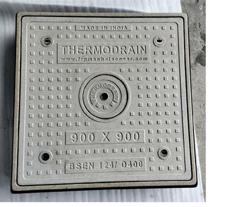 Gray Thermodrain Frp Stp Manhole Tank Cover Size X Mm At Rs