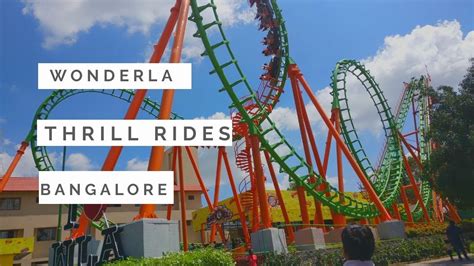 Wonderla Theme Park Bangalore All Thrilling Rides 4k Video Youtube