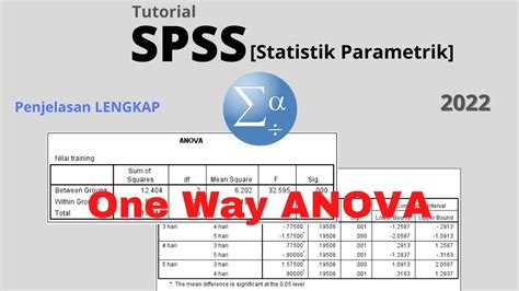 Tutorial Spss Cara Uji One Way Anova Lengkap Interpretasi Youtube 101790 Hot Sex Picture