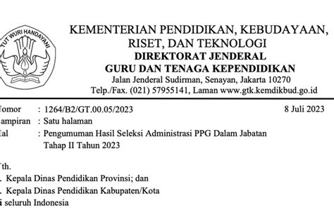 Simak Surat Edaran Terbaru Kemdikbud Tentang Seleksi PPG Dalam Jabatan