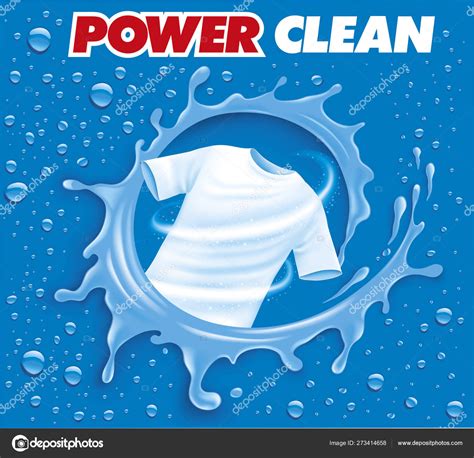 Laundry Detergent Poster Stain Remover Package Design Advertising Soap