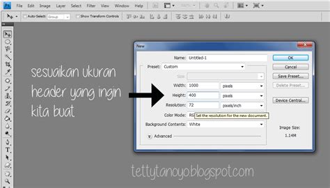 Tutorial Membuat Header Untuk Blog Menggunakan Photoshop Cs4