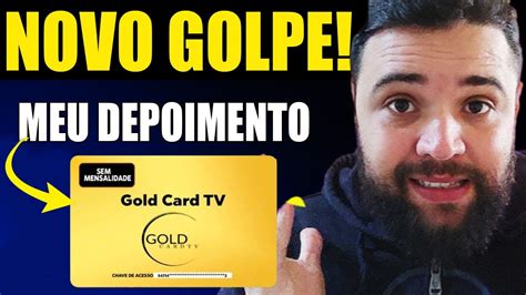 GOLD CARD TV FUNCIONA É GOLPE GOLDCARD TV é Seguro APP GOLD CARD