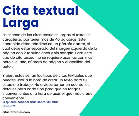 Tipos De Citas Textuales Actualizado Julio 2023