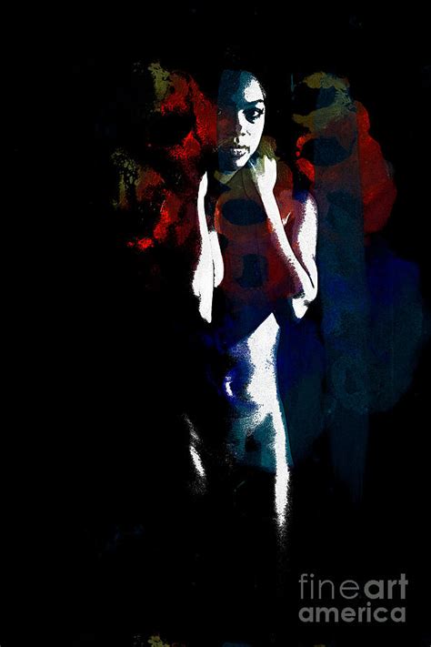 Amani African American Nude Fine Art Painting Print Painting By
