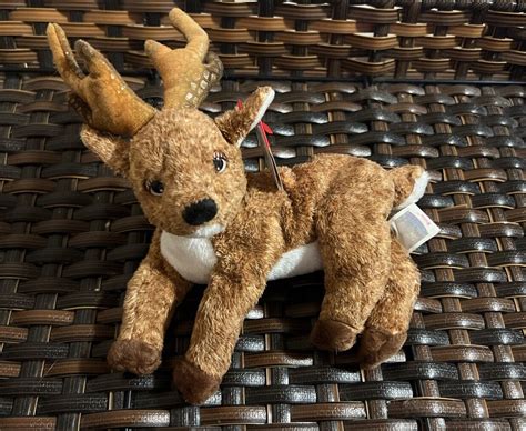 Ty Beanie Baby Roxie The Reindeer Black Nose Inch Ebay