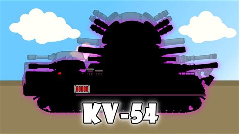 Drawing Cartoon Tank Black Kv 54 Cartoons About Tanks Youtube