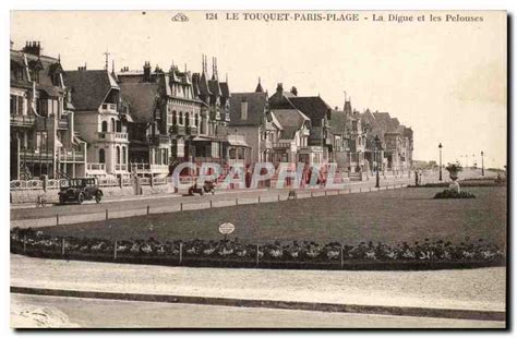 Le Touquet Paris Plage La Digue Et Les Pelouses Cartes Postales Nr