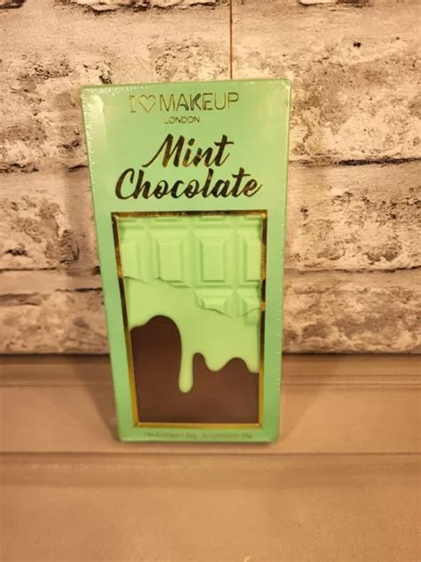 Makeup Revolution Eyeshadow Palette Mint I Heart Chocolate New And