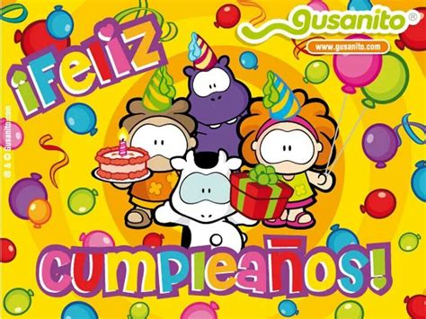 Feliz cumpleaños gusanito Tarjetas Pinterest Gusanito Feliz