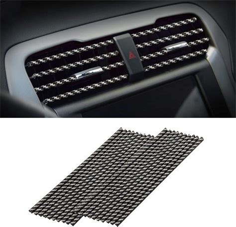 CGEAMDY 20 PCS Car Air Conditioner Decoration Strip DIY Air Vent