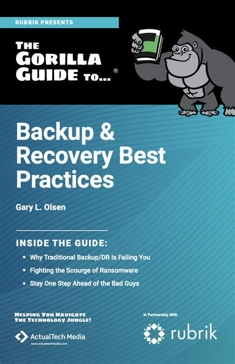 Backup And Recovery Best Practices Rubrik