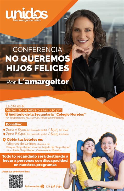 Conferencia No Queremos Hijos Felices De Lamargeitor UNIDOS SOMOS