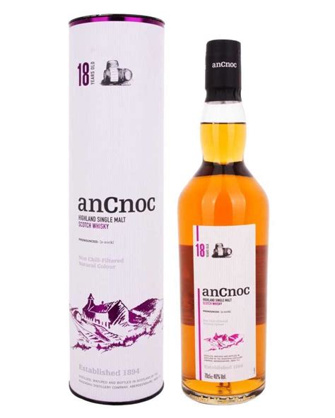 AnCnoc Scotch Single Malt 18 Years 750ml