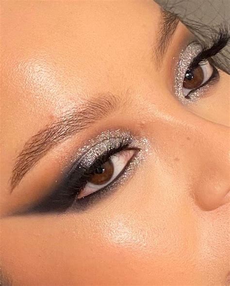 Black Glitter Eye Makeup Look Artistry Makeup Makeup Looks Makeup Eye Looks