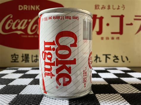 【目立った傷や汚れなし】★coca Cola Coke コカコーラグッズ コカ・コーラlight空缶 250ml ハンディ缶 北海道 リング