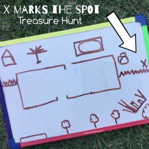 X marks the spot Treasure Hunt - Teach Me Mommy