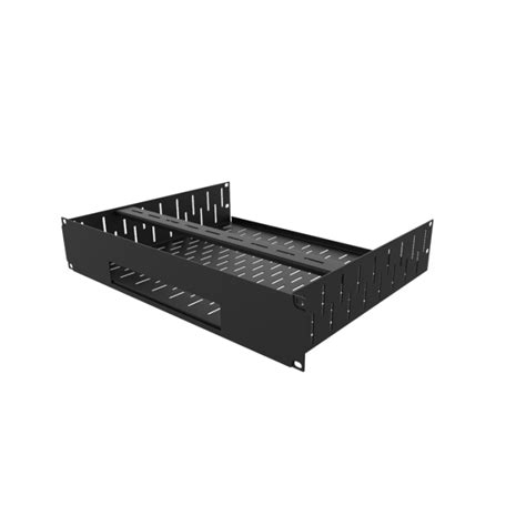 2U Vented Rack Shelf Magnetic Faceplate For 1 X SKY Q MINI BOX Penn