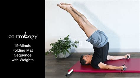 15 Minute Pilates Mat Sequence With Weights Contrology® Exercise