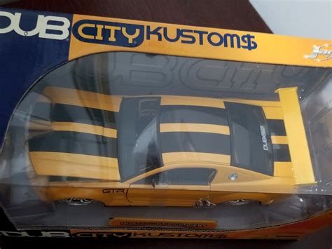 Jada Toys Dub City Kustoms Mustang Gt R Concept Yellow