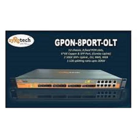 Syrotech GPON 8 Port OLT Size Standard 19 Inch Rack Mounted At Rs