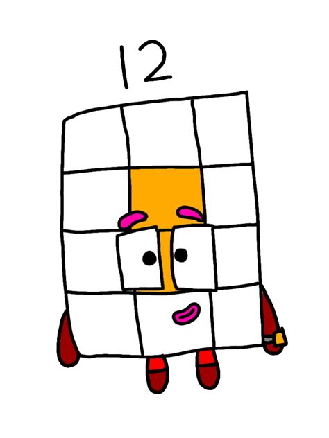 Numberblocks Twelve (with my program style rigs) by MurphyThePirateGirl ...