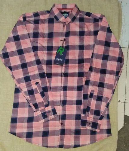 Rudra Collar Neck Men Check Shirt Size M L Xl At Rs 220 In Ulhasnagar