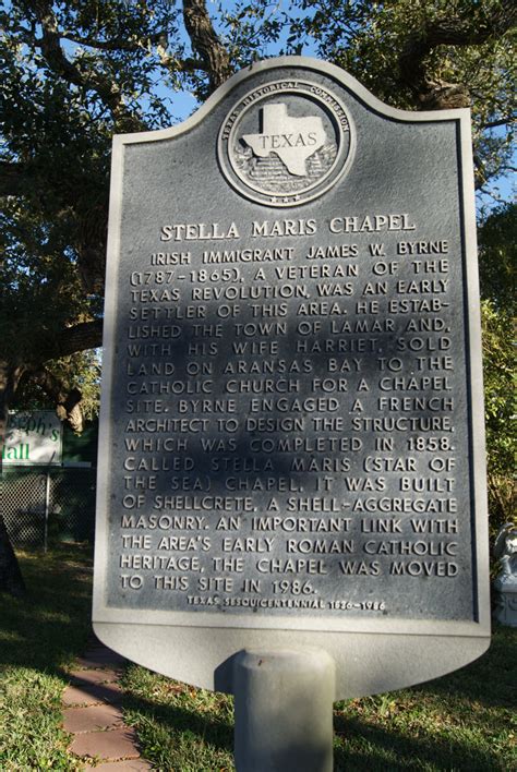 Stella Maris Chapel Texas Historical Markers