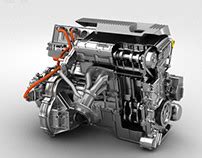 Toyota Hybrid Engine | Behance