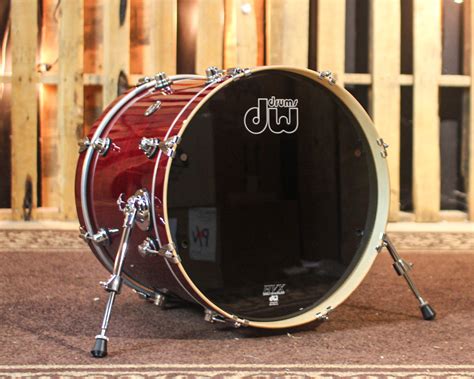 Dw Performance Cherry Stain Bass Drum 16x20 The Dw Store