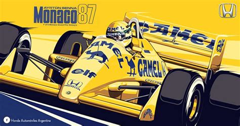 Security Check Required Ayrton Senna Car Art Ayrton