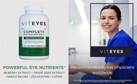 Viteyes Complete Eye And Total Body Health Multivitamin