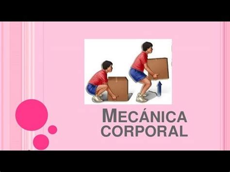 Mecanica Corporal Elementos Principios Youtube